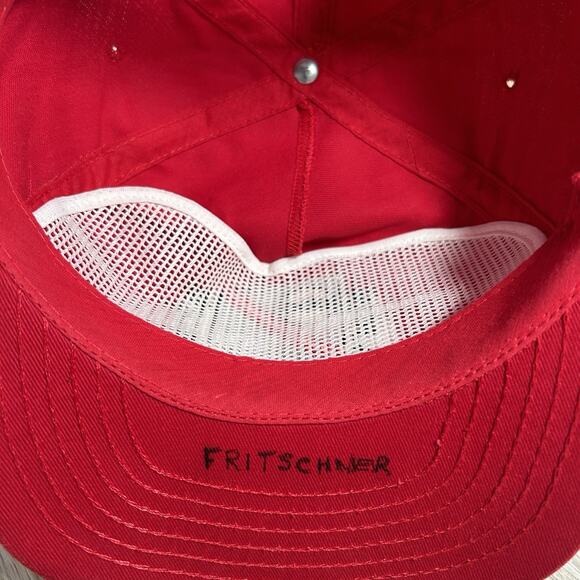 Vintage‎ ABC Sports Snapback Hat Red Made in USA Cap - Picture 5 of 8